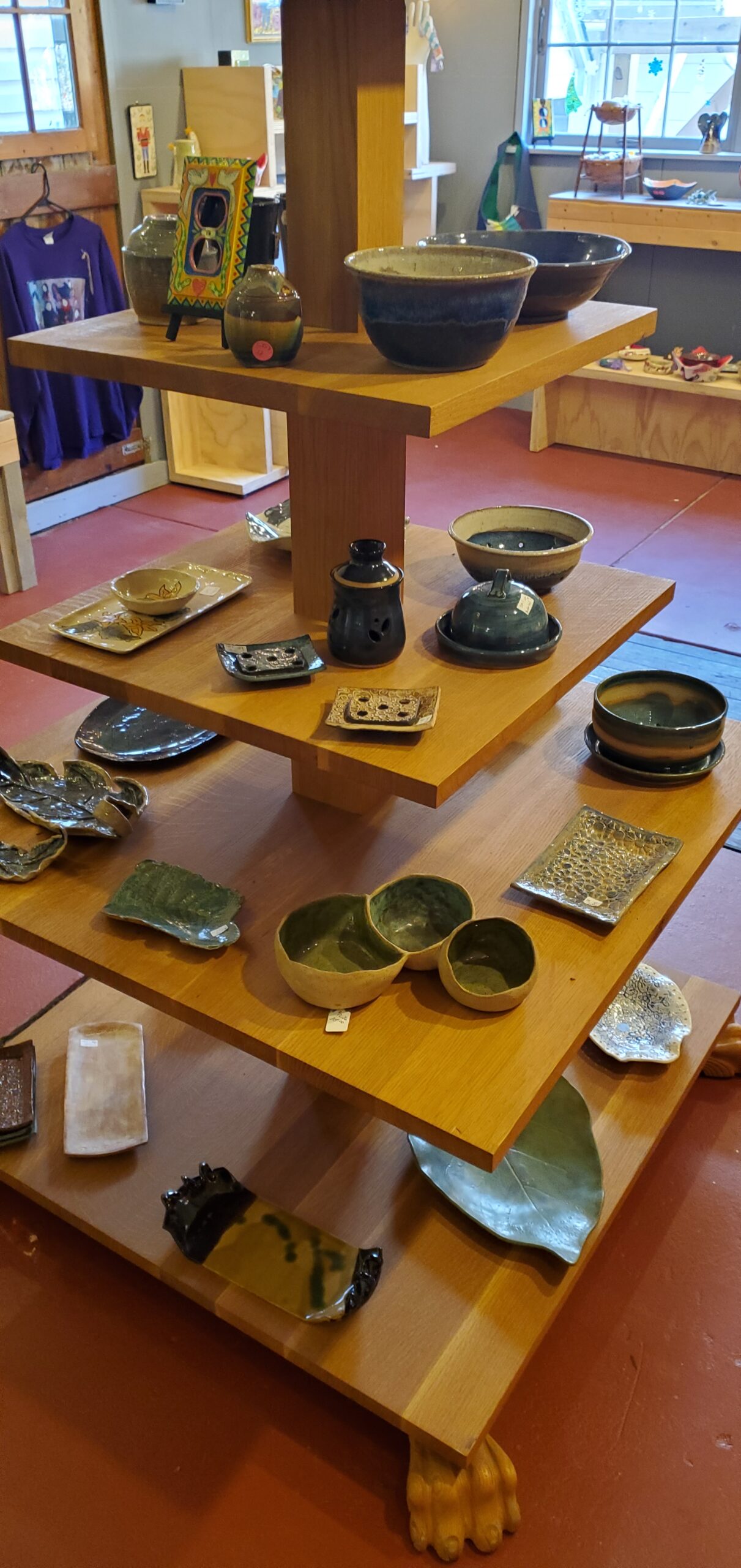 Items on display in the gallery