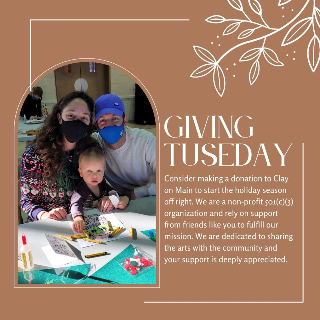 giving tuesday at clay on main