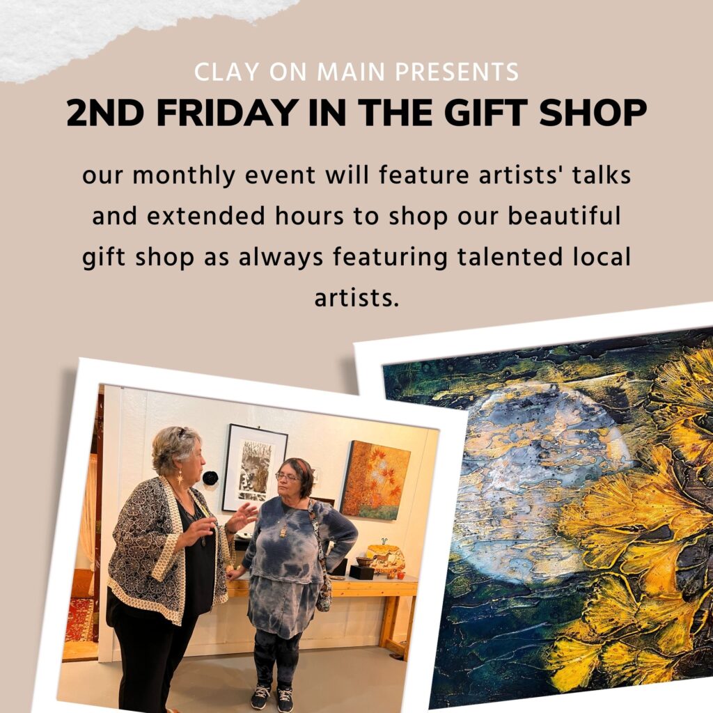 2nd Fridays in the Gift Shop Flyer